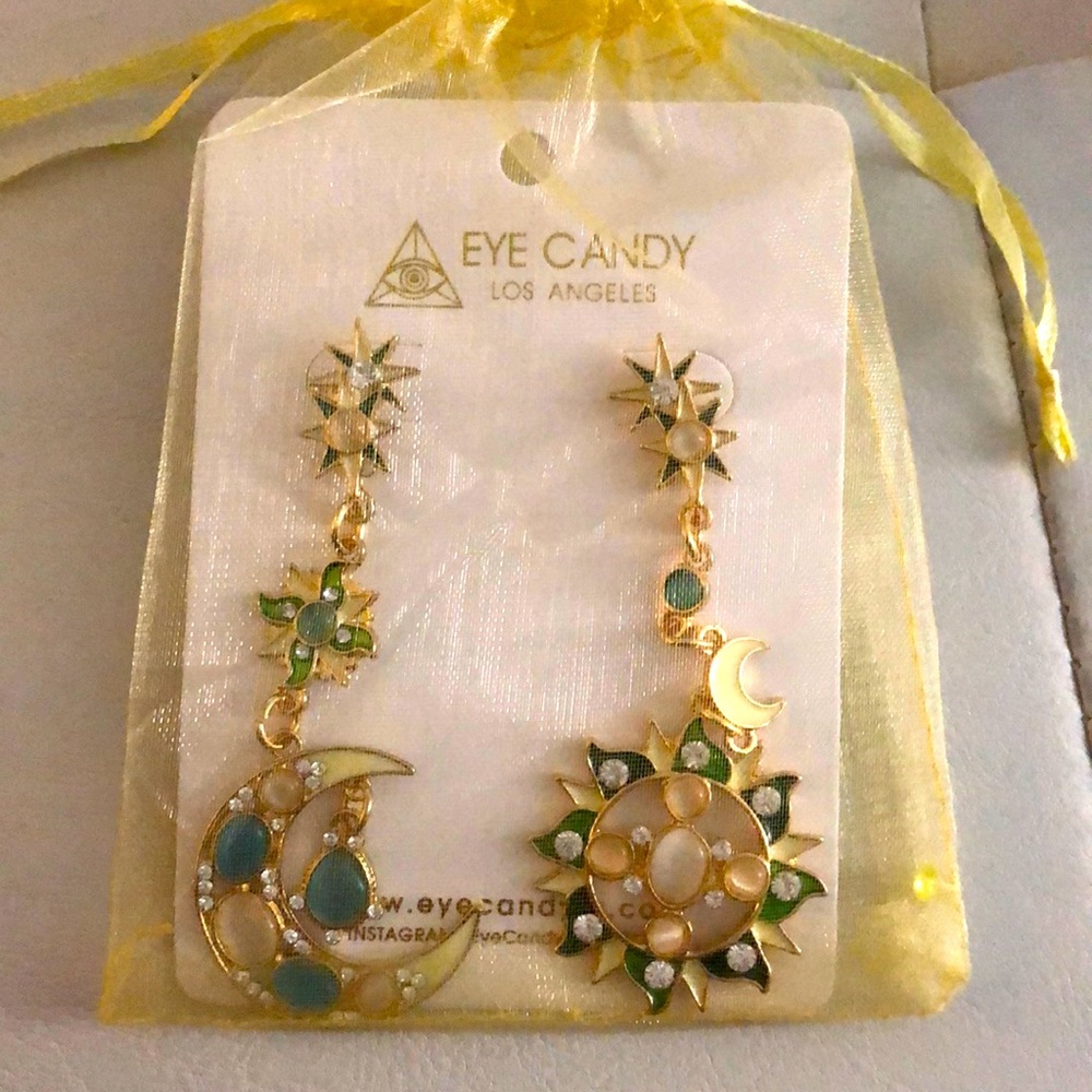 NWT Moon & Sun Earrings